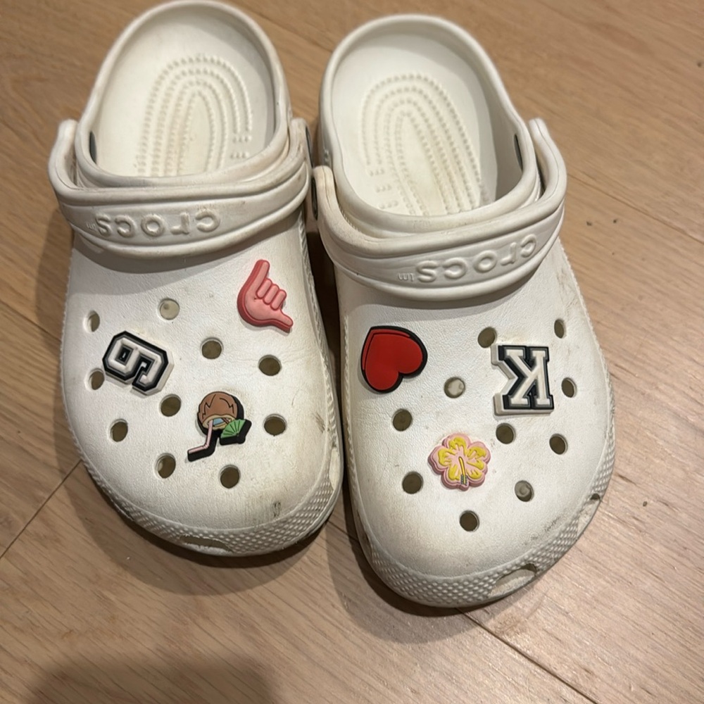White crocs
